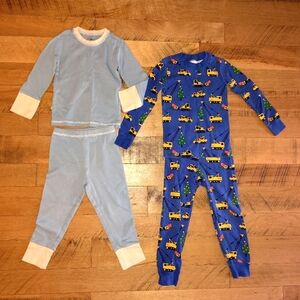 Set of 2 organic cotton pajamas bundle